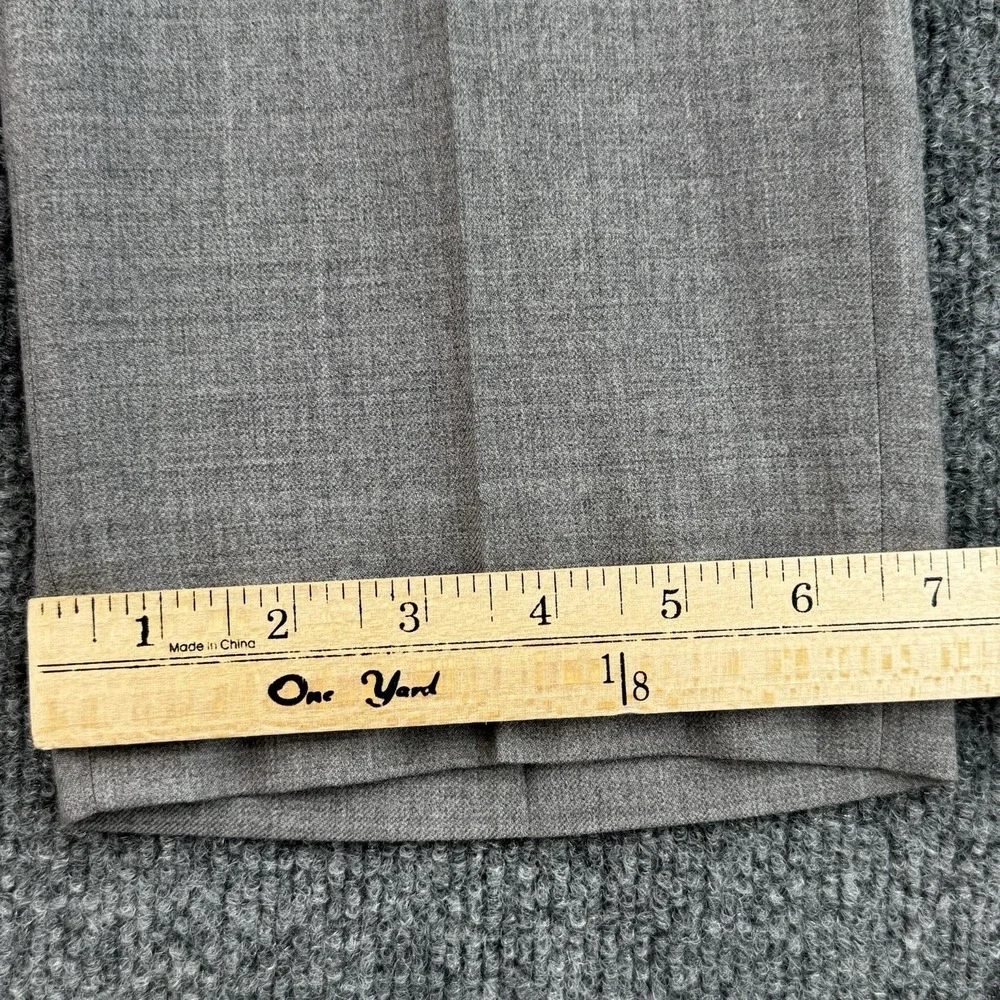 Polo Ralph Lauren Dress Pants Mens 34x32 Gray Wool Business Classy Italy Trouser